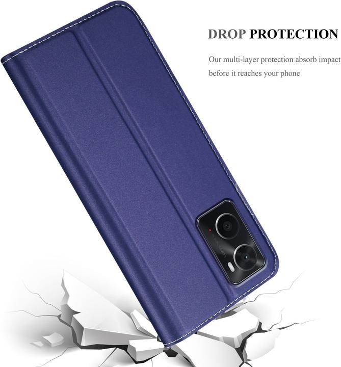 Productafbeelding Cadorabo Classy Book Case voor Oppo A36 / A76 / A96 4G / K10 4G / Realme 9i (Realme 9i, Oppo A76, Oppo A36)