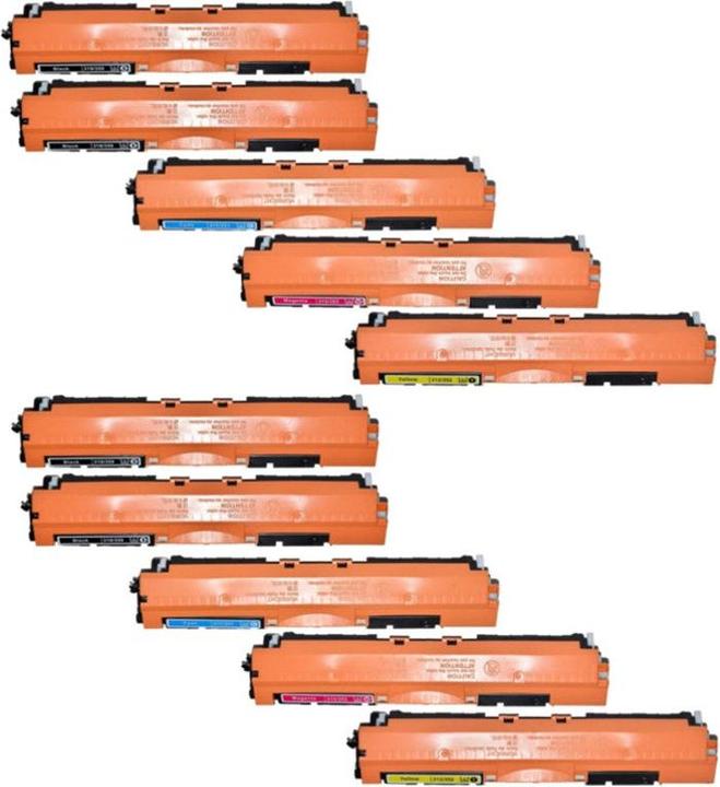 Actual product image Hermex Compatible HP LaserJet Pro 100 Color MFP M175nw toner cartridges (M, Y, C, FC)