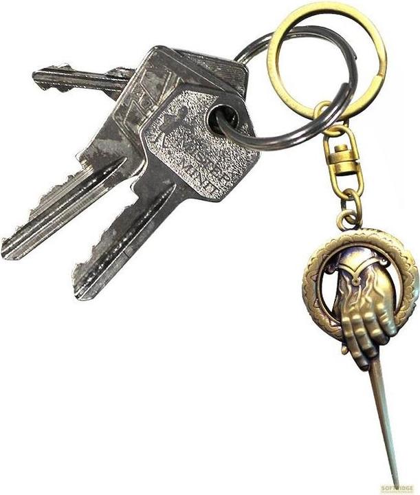 Actual product image ABYstyle GAME OF THRONES - Keychain 3D Hand of King X2