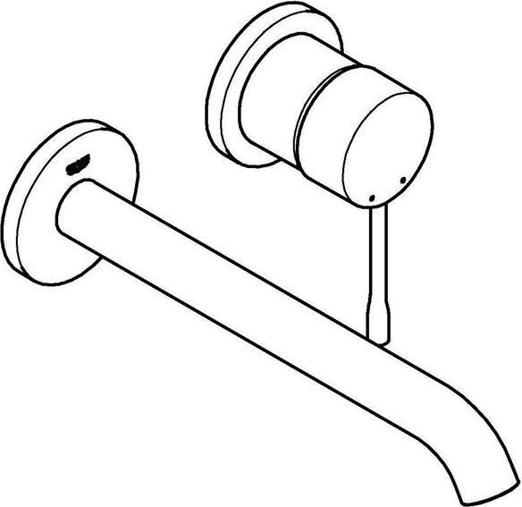 Actual product image Grohe Essence 2-hole washbasin faucet