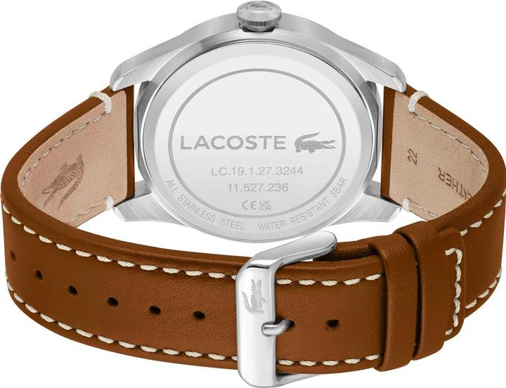 Actual product image Lacoste 2011301 Adventurer men's watch 42mm 5ATM (Analogue wristwatch, 42 mm)