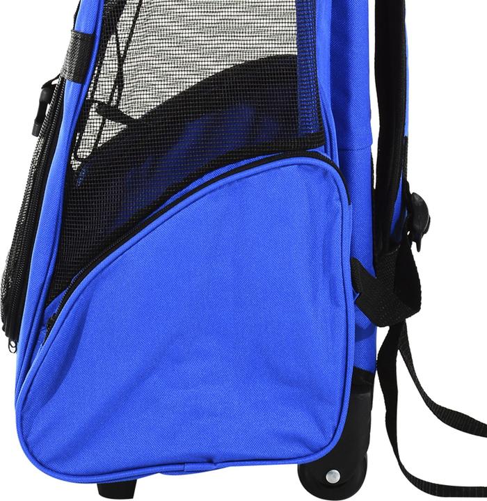 Produktbild PawHut 2 in 1 Hundetasche als Trolley oder Rucksack verwendbar (Hund, Atmungsaktiv)