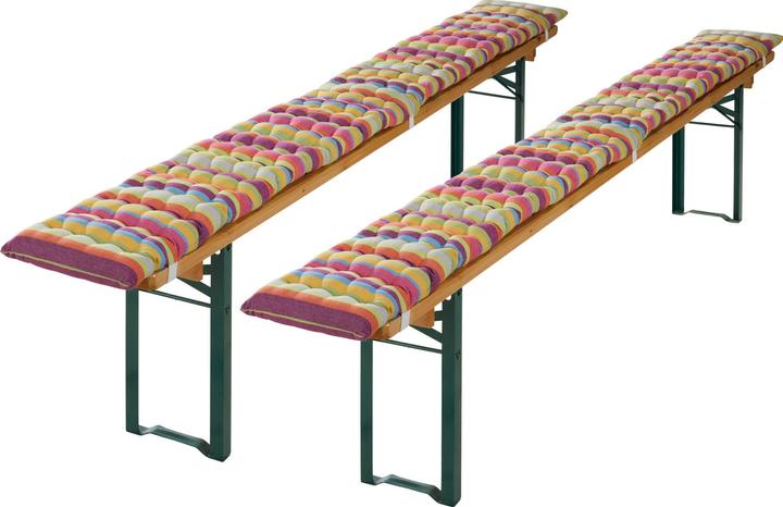 Produktbild Redbest Auflagen und Tischdecke "Streifen" 3-tlg. (90 x 260 cm)