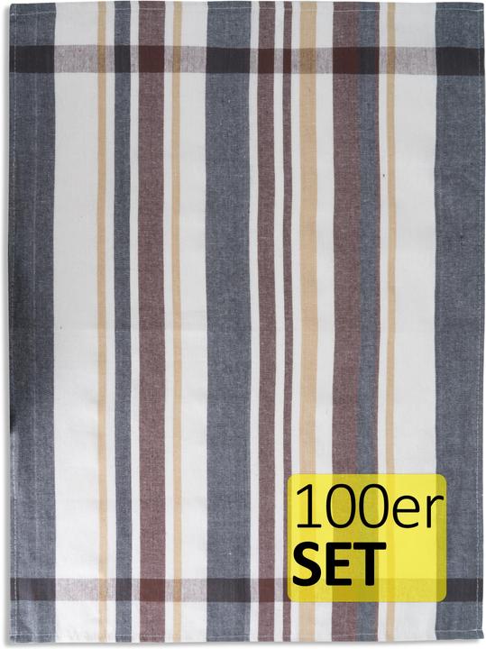 Produktbild Aspero 100 Geschirrtücher aus Baumwolle (55 x 75 cm)