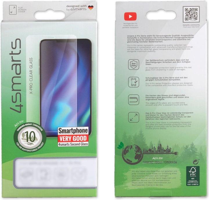Produktbild 4smarts Second Glass 2.5D (1 Stück, Apple iPhone 13)