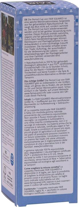Immagine prodotto Fair Squared Coppa del periodo (XL)
