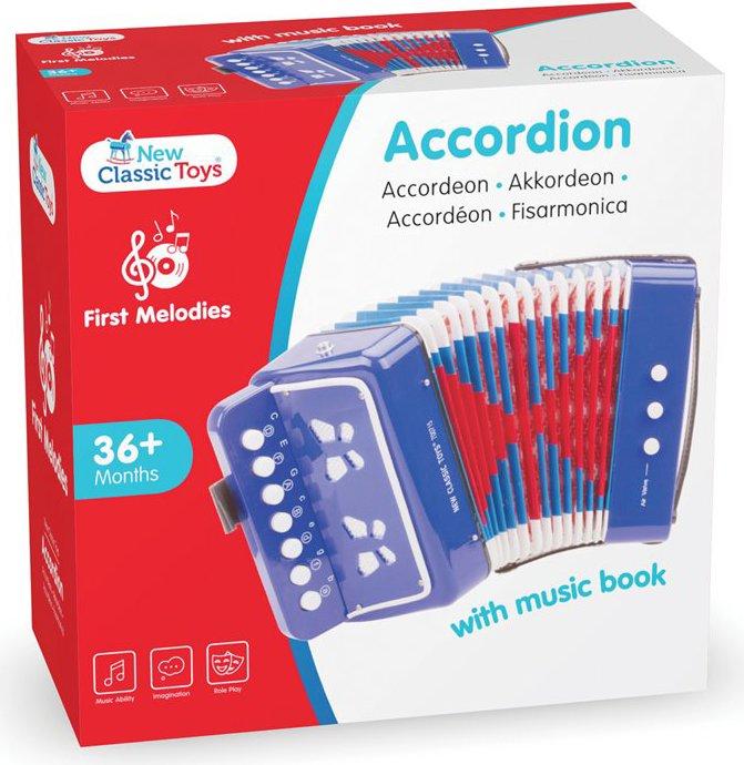 Produktbild New Classic Toys Akkordeon (Deutsch, Französisch, Niederländisch, Englisch)