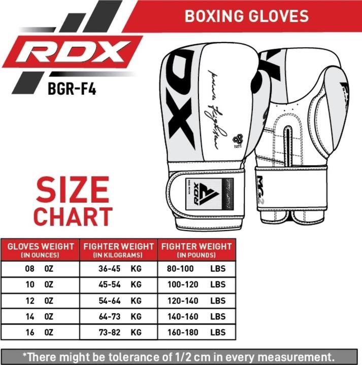 Actual product image Rdx Boxing Gloves REX F4 (14 OZ)