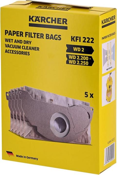 Actual product image Kärcher Paper filter bag