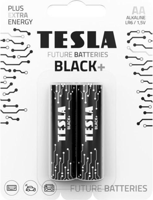 Actual product image Tesla Battery alkaline battery R6 (AA) BLACK+ (2x120) 2 pcs (2 pcs., AA)