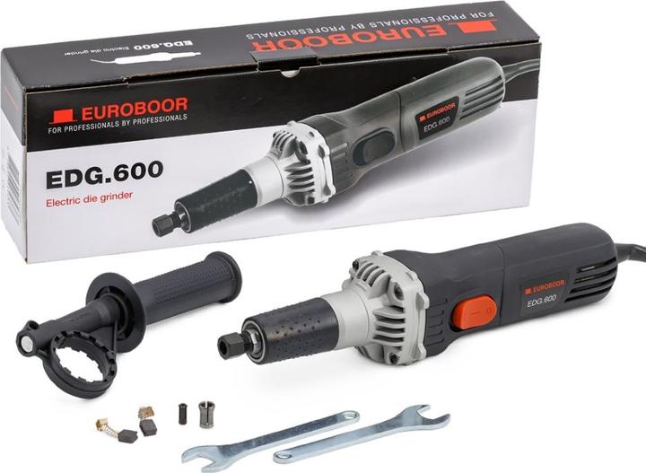 Euroboor 14213200270004 EDG.600 Geradschleifer 600W (Rechte slijper, 600 W)