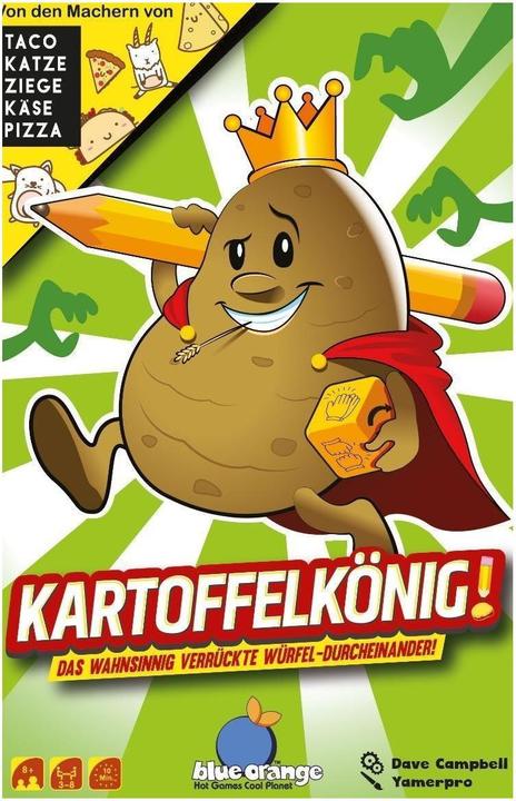 Actual product image Blue Orange Kartoffelkönig!, dice game, for 3-8 players, from 8 years (DE edition) (German)