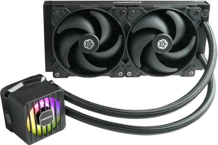Produktbild Enermax LIQMAXFLO SR 240mm CPU AIO Flüssigkeitskühler - Xtreme Doppelkammer PWM Pumpe