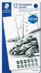 Immagine prodotto Staedtler Matite di grafite solida 100G Mars Lumograph in grafite pura (6.80 mm, 2B, 4B, 6B, 8B, 6 x)