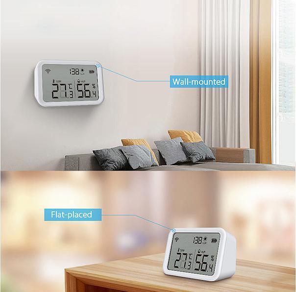 Produktbild Luminea 3in1-WLAN-Sensor für Temperatur