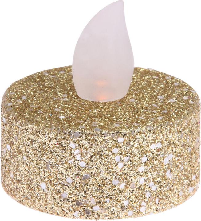 Immagine prodotto Mondex LED tea light 6 pezzi, glitter oro, 3,8 x 4 cm (6 x)