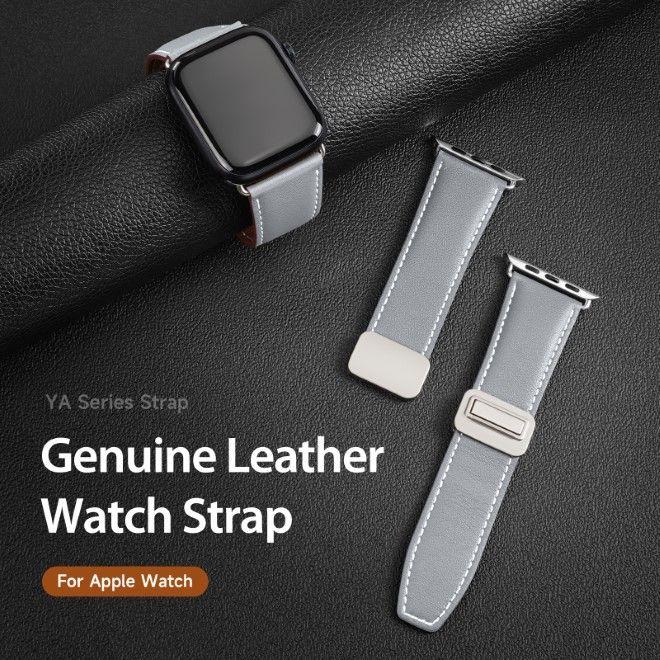 Produktbild Dux Ducis YA Armband (38 mm, 40 mm, 41 mm, Echtleder, Apple Watch Series 1, Apple Watch Series 2, Apple Watch Series 3, Apple Watch Series 4, Apple Watch Series 5, Apple Watch Series 6, Apple Watch Series 7, Apple Watch Series 8, Apple Watch Series 9, Apple Watch SE)