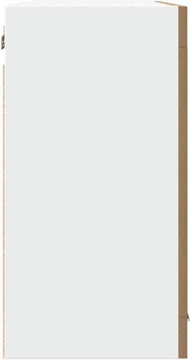 Image du produit VidaXL Hängeglasschrank Artisan-Eiche 80x31x60 cm Holzwerkstoff Küchenschrank (80 x 31 x 60 cm)