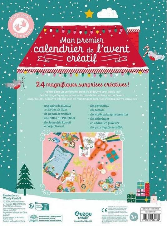 Image du produit Auzou France Mon premier calendrier de l'Avent créatif (Français)