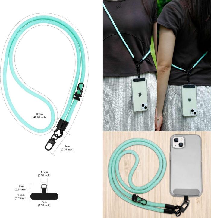 Produktbild Cadorabo Handykette für Motorola RAZR i Necklace Hülle mit verstellbarem Kordelband