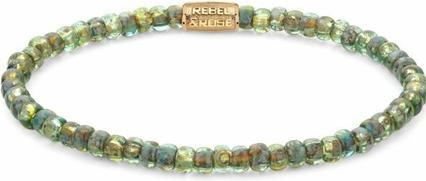 Produktbild Rebel Rose - Japanese Secret Garden Gold Beaded Bracelet RR-40115-G - Dimension: 15 cm - XS (15 cm)
