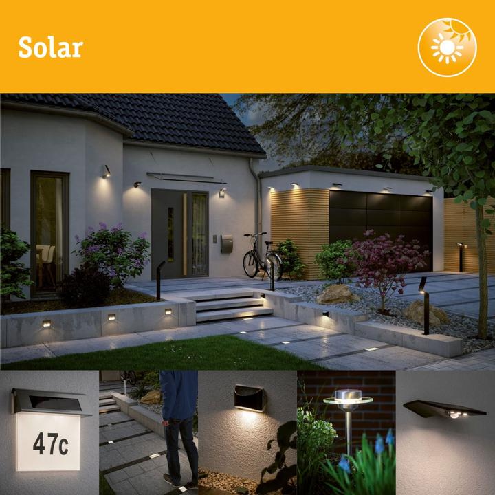 Produktbild Paulmann Solar Hausnummernleuchte (14 lm, IP44)