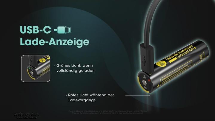 Produktbild Nitecore Li-Ion Akku Typ 18650 - 3600mAh - NL1836R