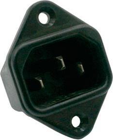 Actual product image MPE-Garry C14 Net Entree Male with screw terminals for 65 C