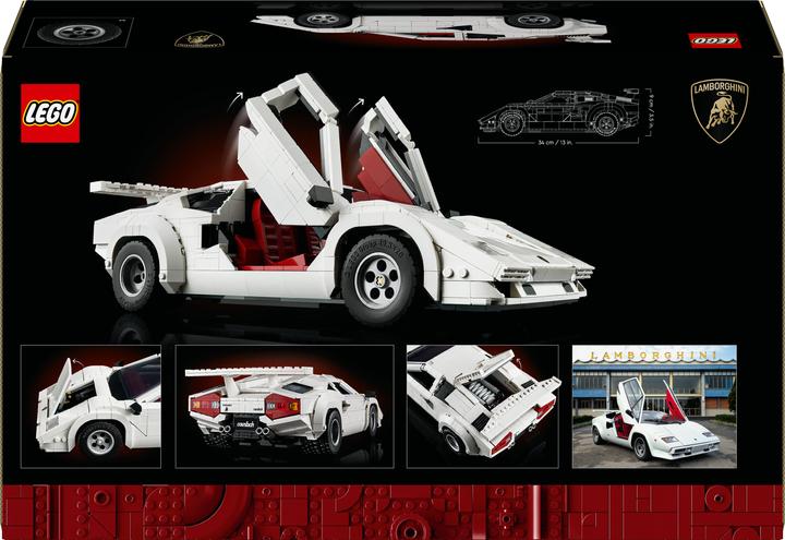 Immagine prodotto LEGO Lamborghini Countach 5000 Quattrovalvole (10337, LEGO Icons, Set LEGO rari)