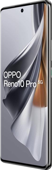 Actual product image OPPO Reno 10 Pro (256 GB, Silvery Grey, 6.70", Dual SIM, 50 Mpx, 5G)