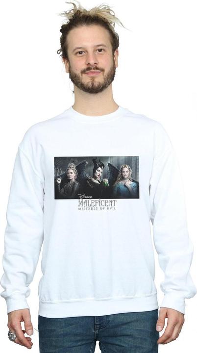Actual product image Disney Mens Maleficent Mistress Of Evil Character Poster Sweatshirt (XL)