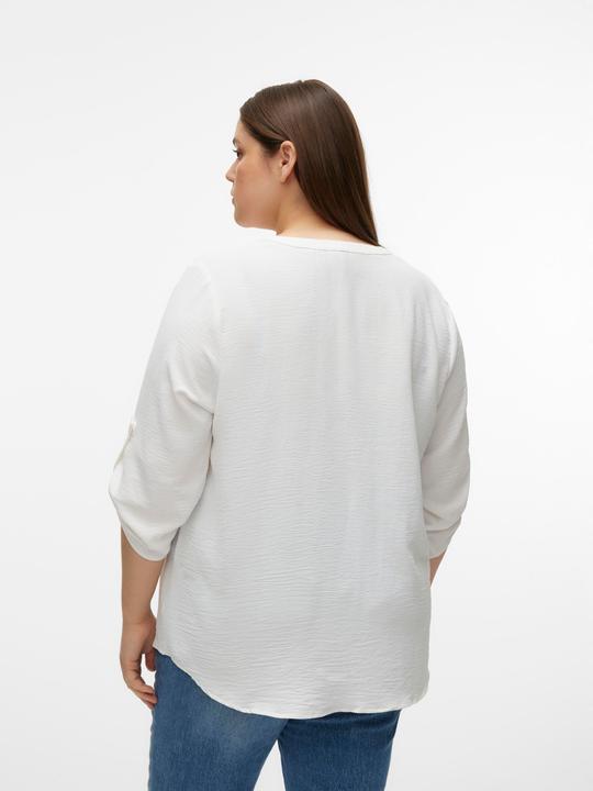Produktbild Vero Moda Normal geschnitten V-Ausschnitt Curve Umgeschlagene Ärmelbündchen Top Top (48)
