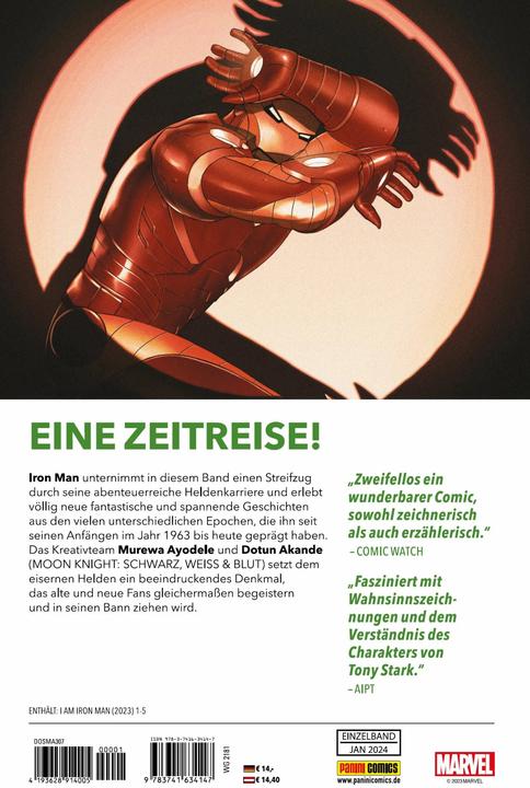 Image du produit Panini Ich bin Iron Man (Allemand, Dotun Akande, Alexander Rösch, Murewa Ayodele, 2023)
