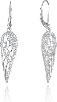 Beneto Silver dangling earrings Angel wings AGUC2613 (L)