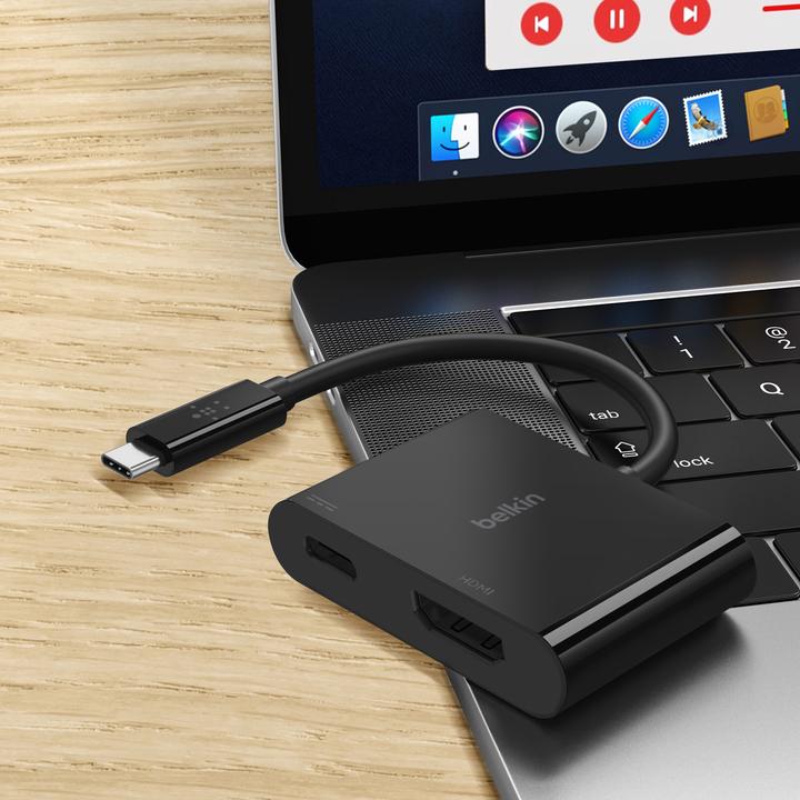 Produktbild Belkin HDMI (Typ A) — USB Typ C (USB Typ-C, 19.15 cm)