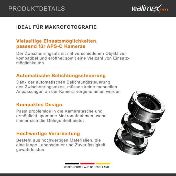 Actual product image Walimex Automatic intermediate ring set