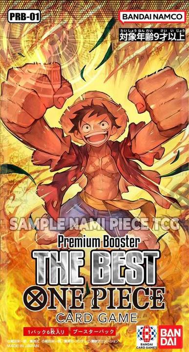 Actual product image One Piece The Best Premium Booster Pack PRB-01 - Card Game - JP (Japanese, Booster Pack)