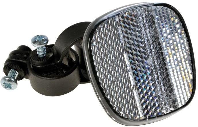 Herrmans Front reflector, clear, for handlebar mount