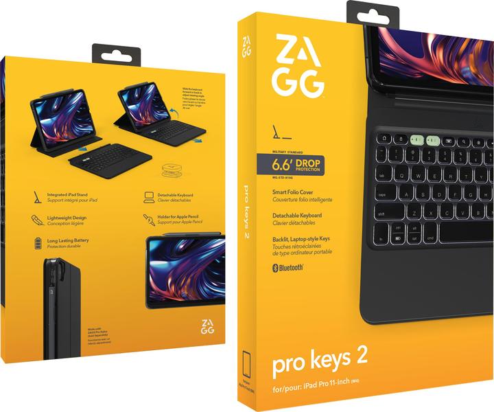 Produktbild Zagg Pro Keys 2 (CH, iPad Pro 11 2024 (M4))