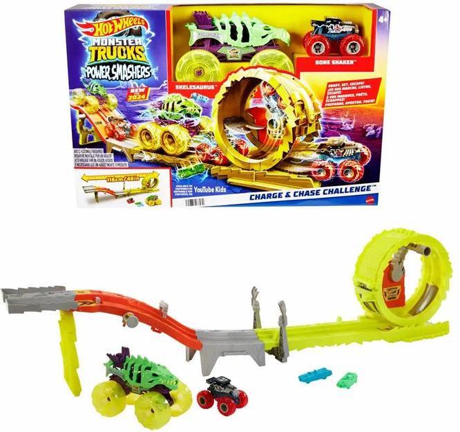 Actual product image Hot Wheels Monster Trucks Power Verfolgungsjagd