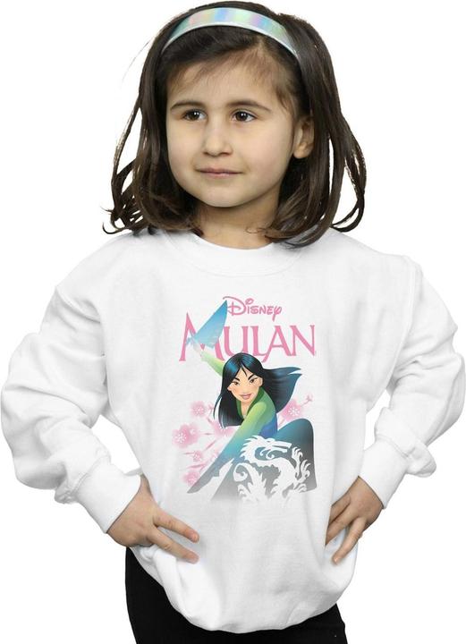 Actual product image Disney Girls Mulan My Own Hero Sweatshirt (116)