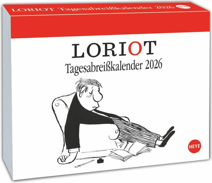Image du produit Loriot Tagesabreisskalender 2026 (14 x 11 cm, Allemand)