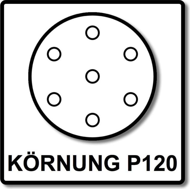 Image du produit Festool STF D225/128 Granat Disque abrasif P120 - 225 mm pour ponceuses à bras PLANEX, 50 pcs. (2x (P120)