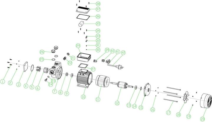 Nährwerte und Zutaten Wiltec Heizöl- und Dieselpumpe 230V/750W/100l/min selbstansaugend Dieselöl Pumpe