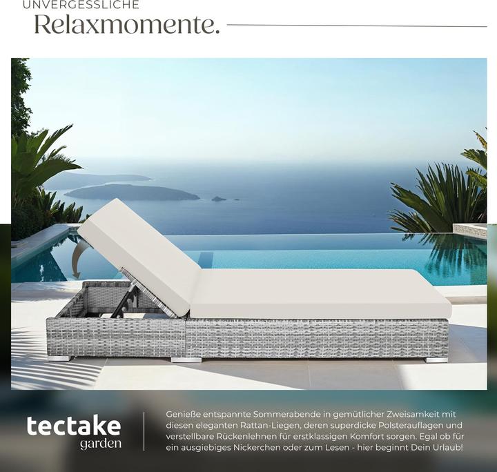 Image du produit tectake Bains de soleil (184 cm)