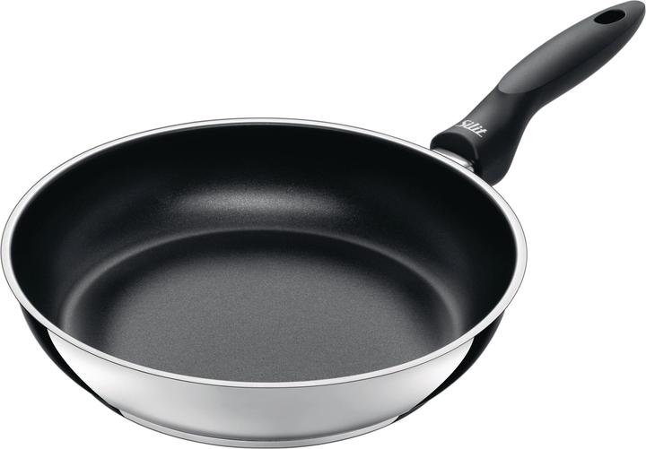 Immagine prodotto Silit Padella antiaderente Padella in acciaio inox 28 cm Domus con rivestimento a induzione (28 cm, Padella per friggere, Acciaio inossidabile)