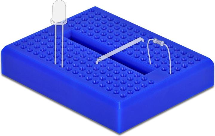 Produktbild Delock Breadboard 170 Kontakte, blau