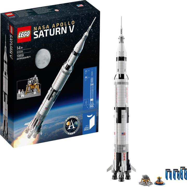 Image du produit LEGO NASA Apollo Saturn V (21309, LEGO Ideas, LEGO difficiles à trouver)
