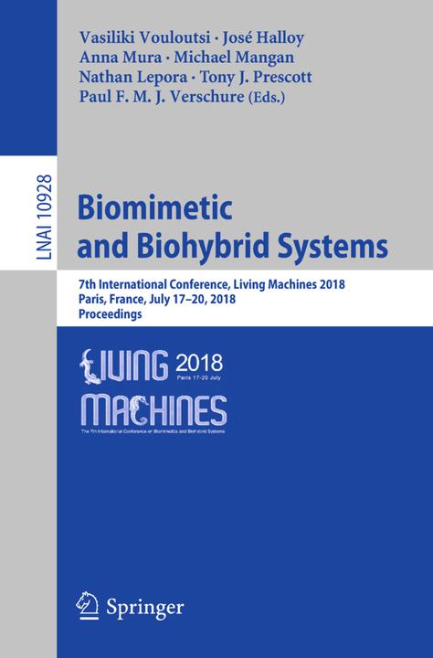 Produktbild Biomimetic and Biohybrid Systems (Englisch, Nathan Lepora, Anna Mura, Tony J. Prescott, Michael Mangan, Paul F.M.J. Verschure, José Halloy, Vasiliki Vouloutsi, 2018)