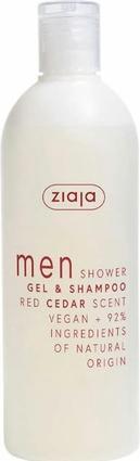 Ziaja Shower gel and shampoo Red Cedar Men (Gel & Shampoo) 400 ml (400 ml)